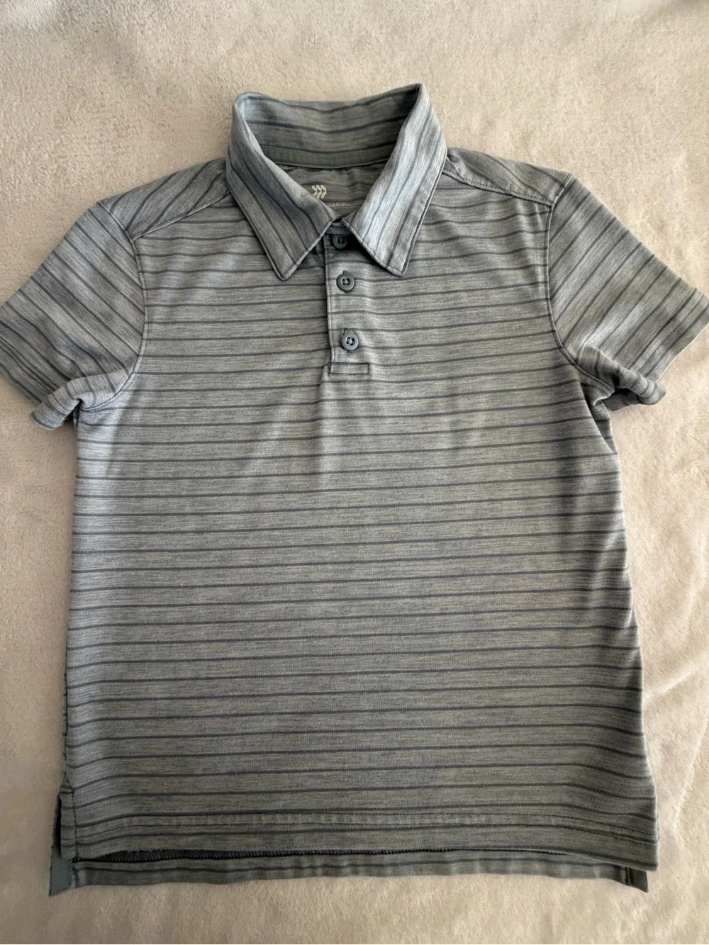 Two-Pack Boys Polo Shirts - Blue & Gray Size 4/5